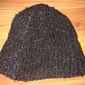 Cozy Black Knit Beanie - Initial HK boutique